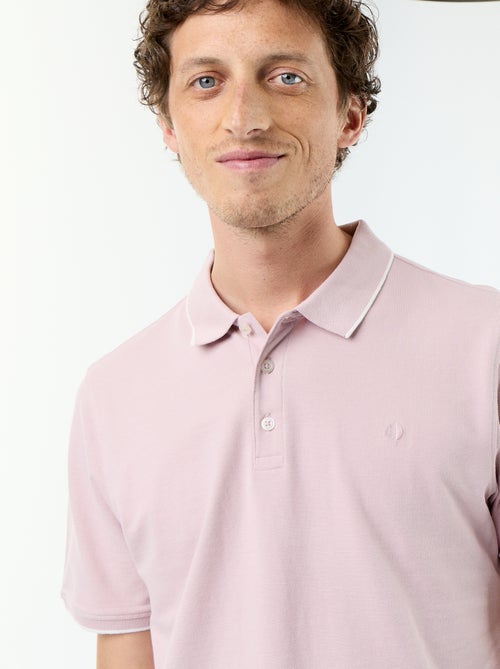 Polo de piqué de algodón - Kiabi
