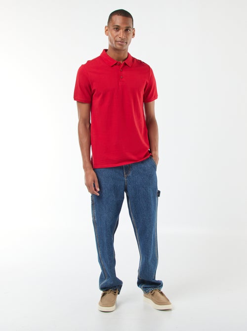 Polo de piqué de algodón - Kiabi