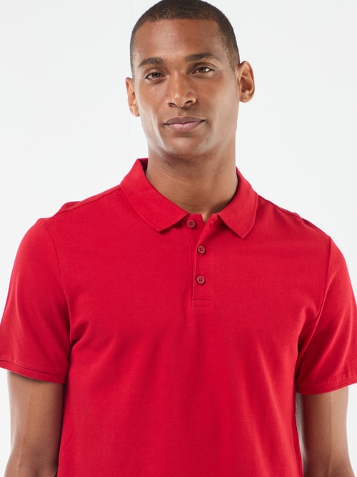 Polo de piqué de algodón - Kiabi