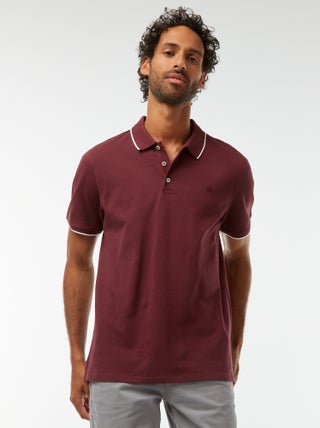 Polo de piqué de algodón