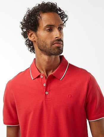 Polo de piqué de algodón