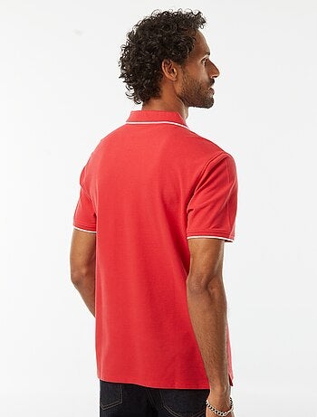 Polo de piqué de algodón