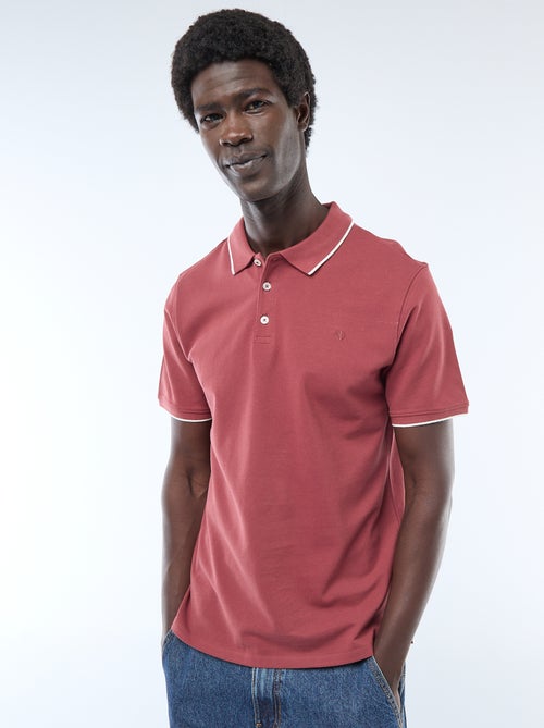 Polo de piqué de algodón - Kiabi
