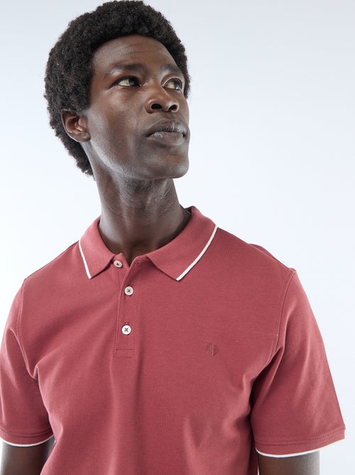 Polo de piqué de algodón - Kiabi