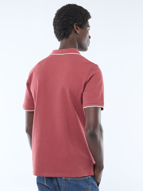Polo de piqué de algodón - Kiabi