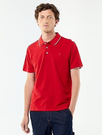 Polo de piqué de algodón