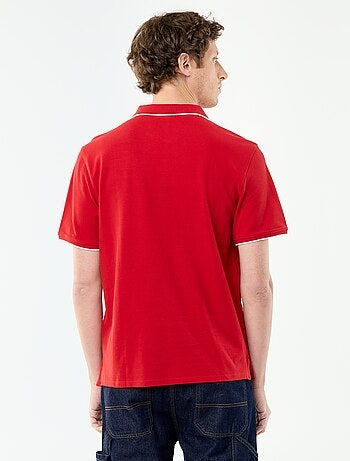 Polo de piqué de algodón