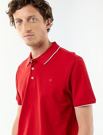 Polo de piqué de algodón