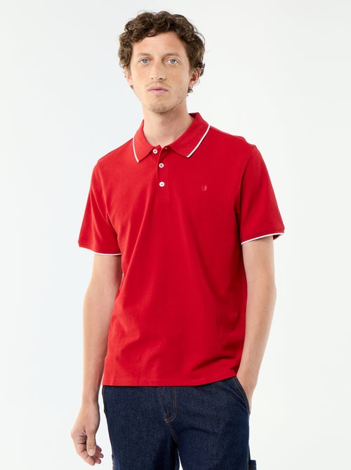 Polo de piqué de algodón - Kiabi
