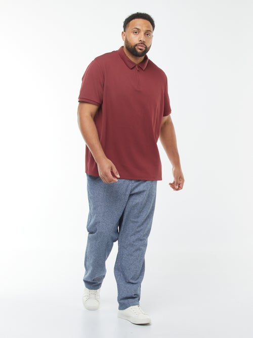 Polo de piqué de algodón - Kiabi