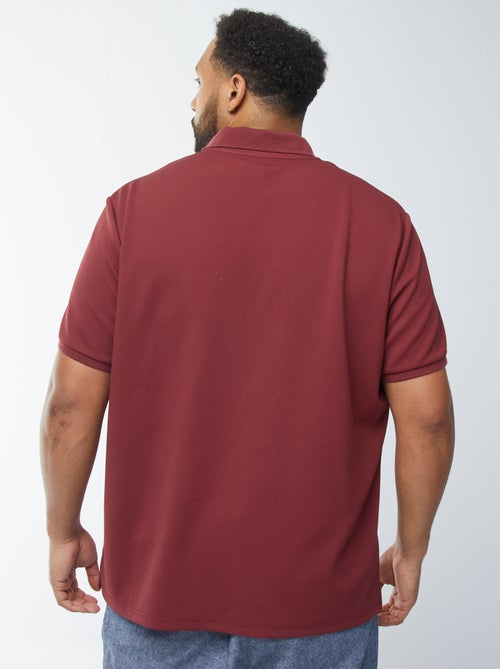 Polo de piqué de algodón - Kiabi