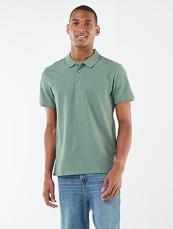 Polo de piqué de algodón