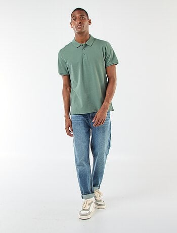 Polo de piqué de algodón