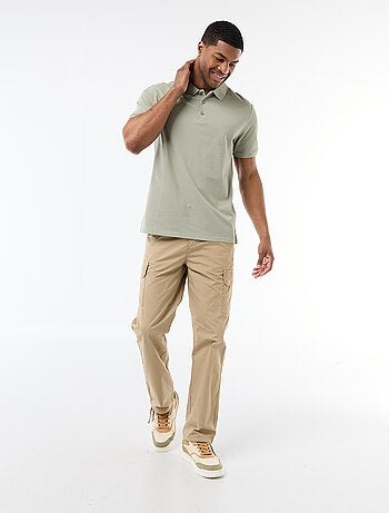 Polo de piqué de algodón