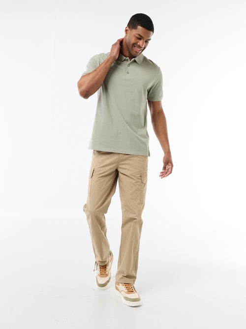 Polo de piqué de algodón - Kiabi Polo de piqué de algodón - Kiabi