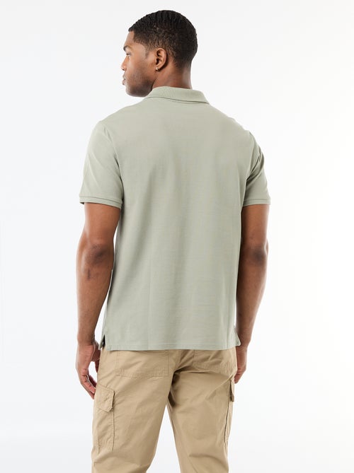 Polo de piqué de algodón - Kiabi Polo de piqué de algodón - Kiabi
