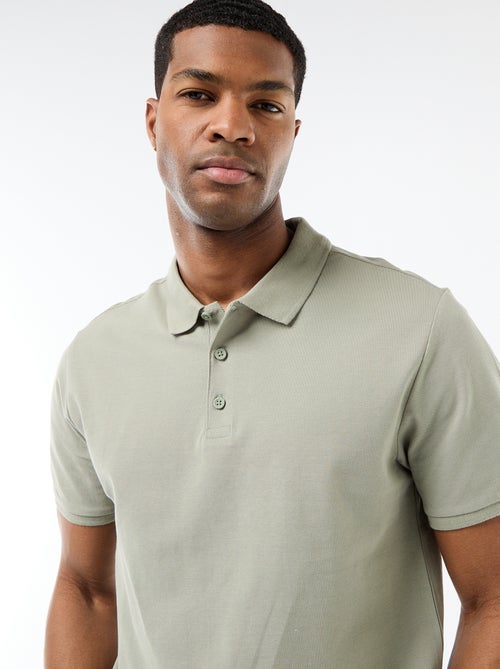 Polo de piqué de algodón - Kiabi Polo de piqué de algodón - Kiabi