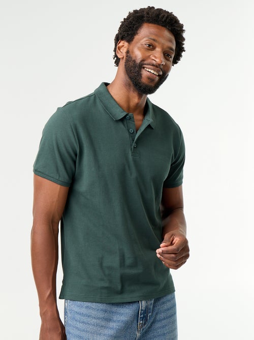 Polo de piqué de algodón - Kiabi Polo de piqué de algodón - Kiabi