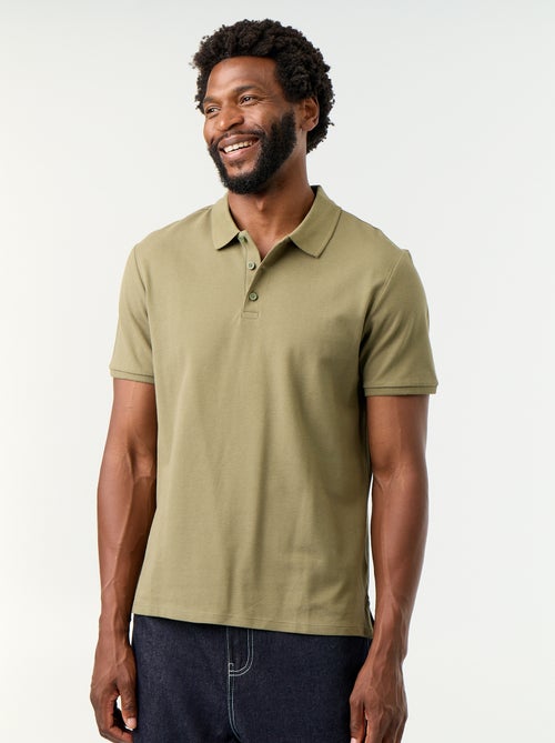 Polo de piqué de algodón - Kiabi Polo de piqué de algodón - Kiabi