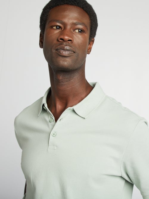 Polo de piqué de algodón - Kiabi