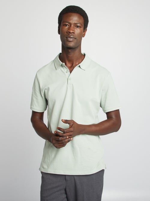Polo de piqué de algodón - Kiabi
