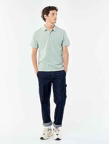 Polo de piqué de algodón