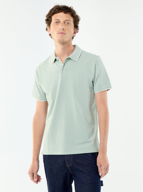 Polo de piqué de algodón - Kiabi