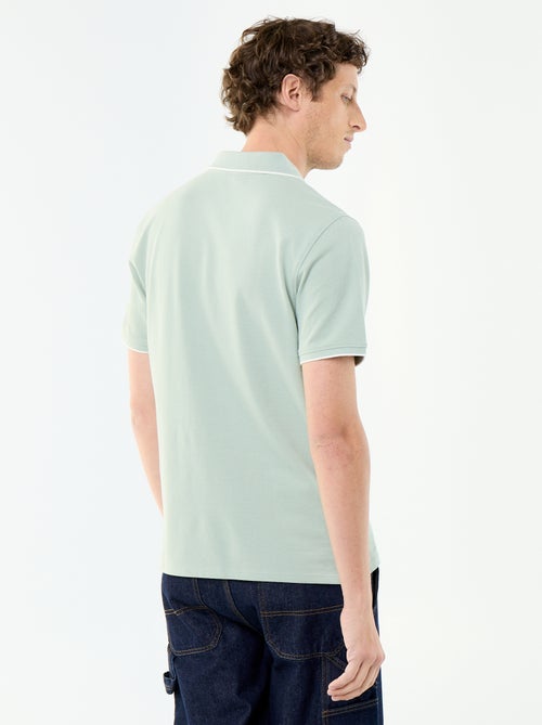 Polo de piqué de algodón - Kiabi