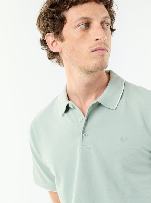 Polo de piqué de algodón - Kiabi