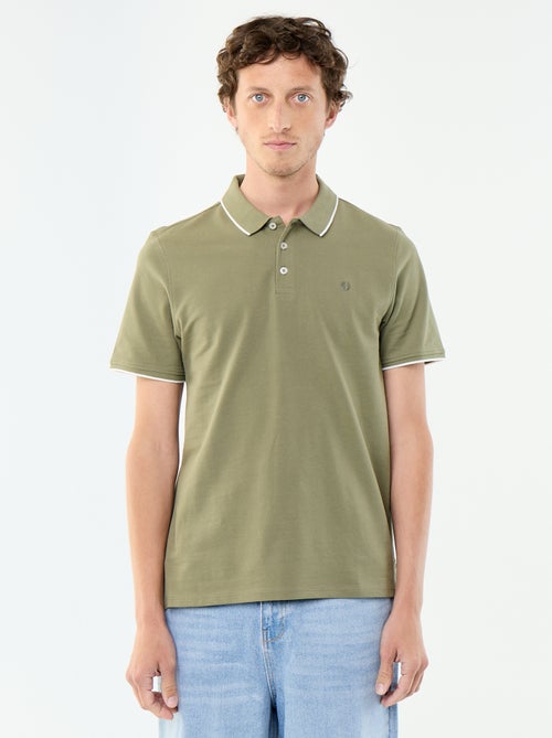 Polo de piqué de algodón - Kiabi