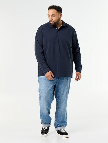 Polo de piqué de manga larga