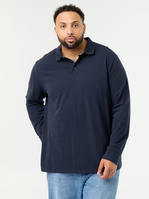 Polo de piqué de manga larga - Kiabi Polo de piqué de manga larga - Kiabi