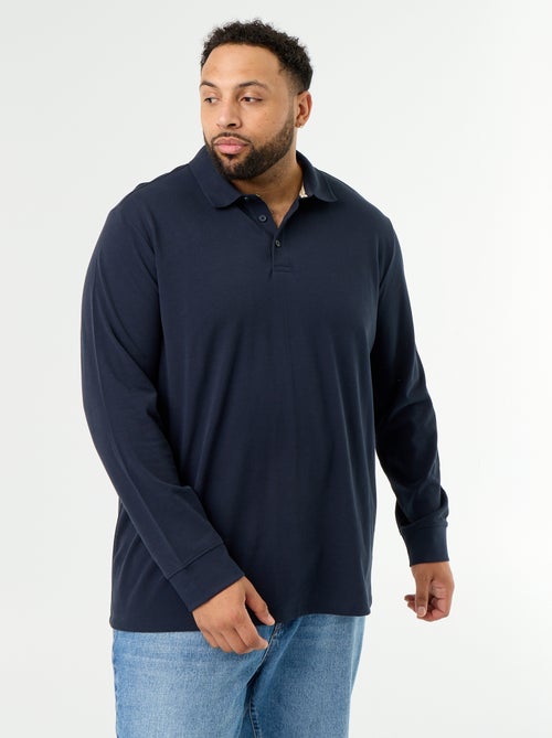 Polo de piqué de manga larga - Kiabi Polo de piqué de manga larga - Kiabi