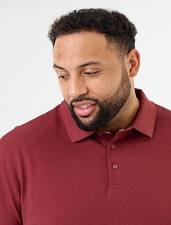 Polo de piqué de manga larga