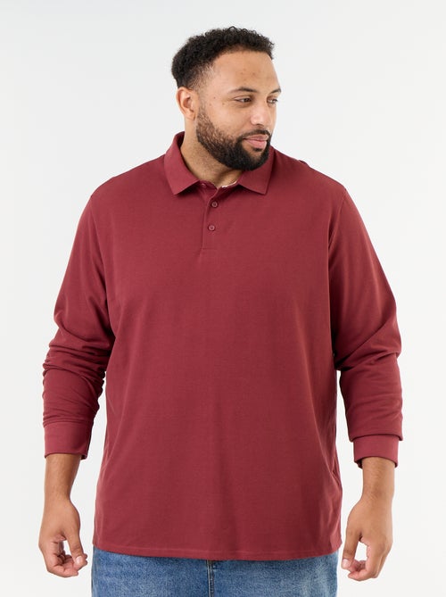 Polo de piqué de manga larga - Kiabi Polo de piqué de manga larga - Kiabi