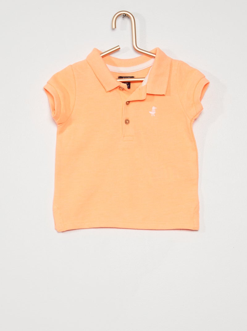 Polo de piqué NARANJA - Kiabi