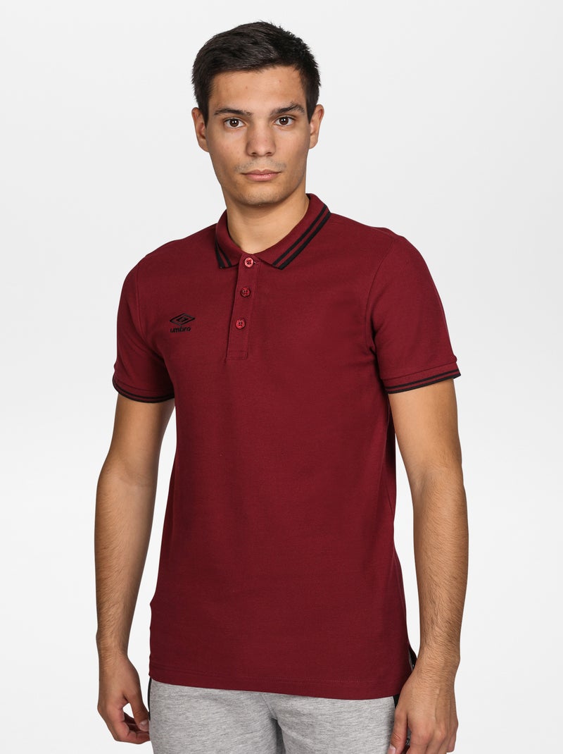 Polo de piqué 'Umbro' ROJO - Kiabi