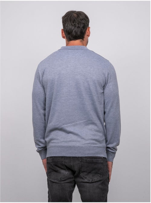 Polo de punto abotonado de manga larga losteria - Kiabi Polo de punto abotonado de manga larga losteria - Kiabi