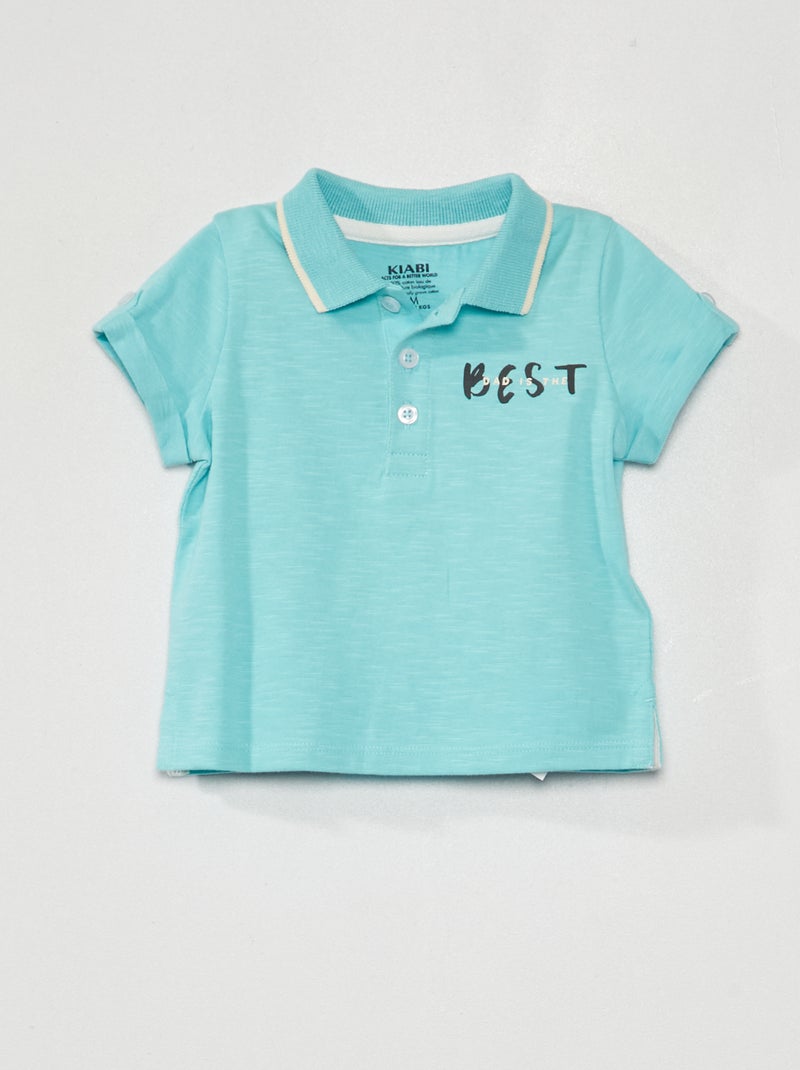 Polo de punto AZUL - Kiabi