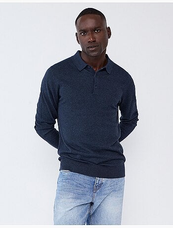 Polo de punto con cachemira, mo fashion