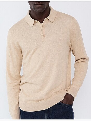 Polo de punto con cachemira, mo fashion