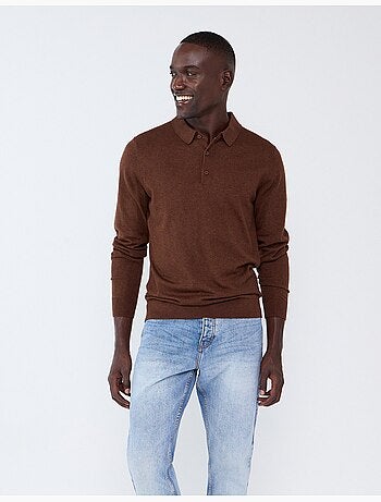 Polo de punto con cachemira, mo fashion