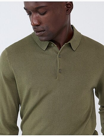 Polo de punto con cachemira, mo fashion