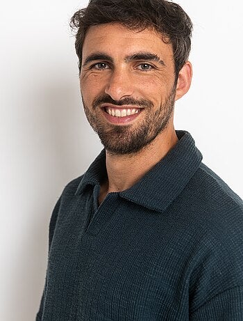 Polo de punto con cuello sastre - AFIBEL