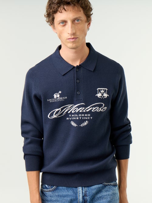 Polo de punto con estampado - Kiabi