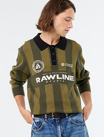 Polo de punto con estampado