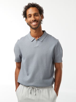 Polo de punto de manga corta