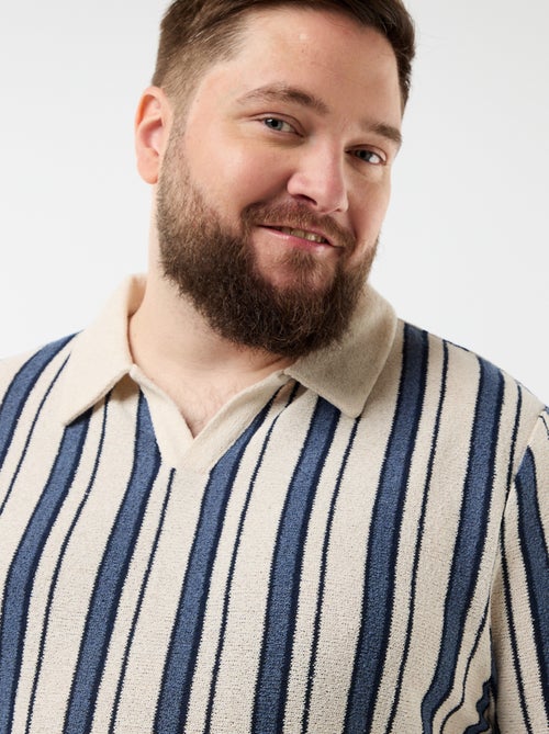 Polo de punto de manga corta - Kiabi