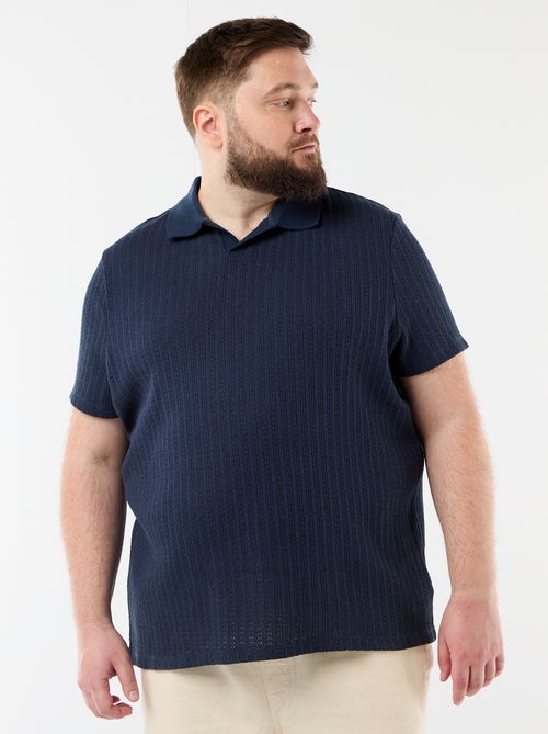 Polo de punto de manga corta - Kiabi