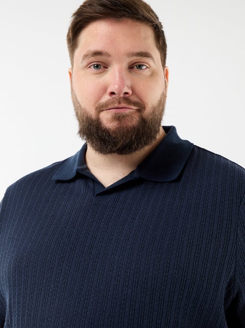 Polo de punto de manga corta - Kiabi